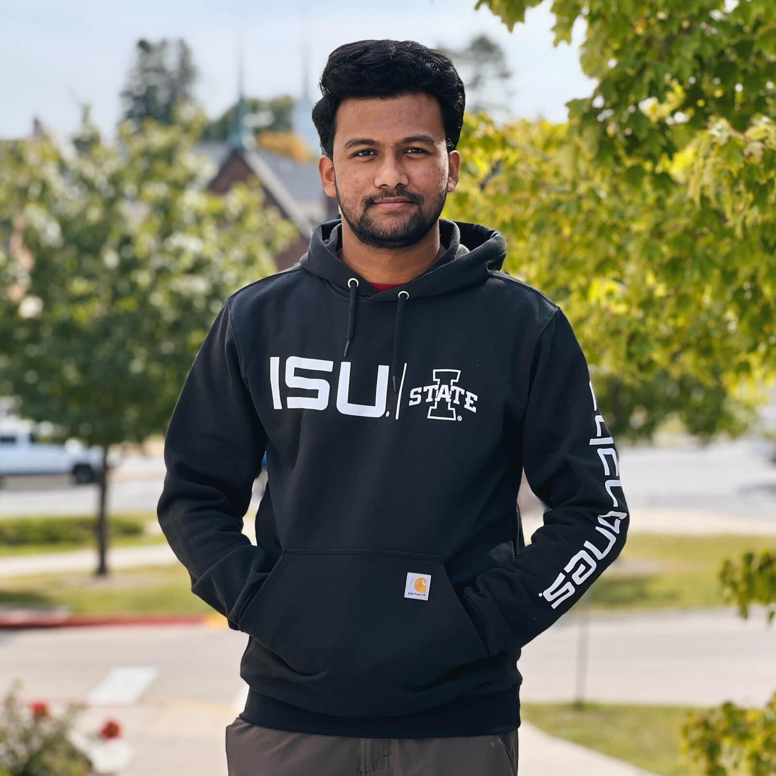 CARHARTT WIP Black 3D State Print Hoodie